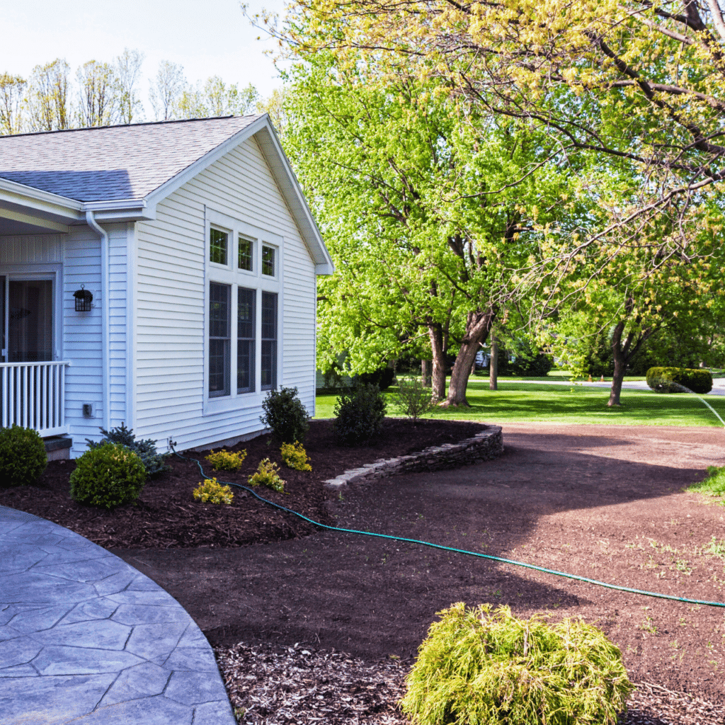 Elion Landscaping Grading and Resloping Oklahoma Home Yard Project