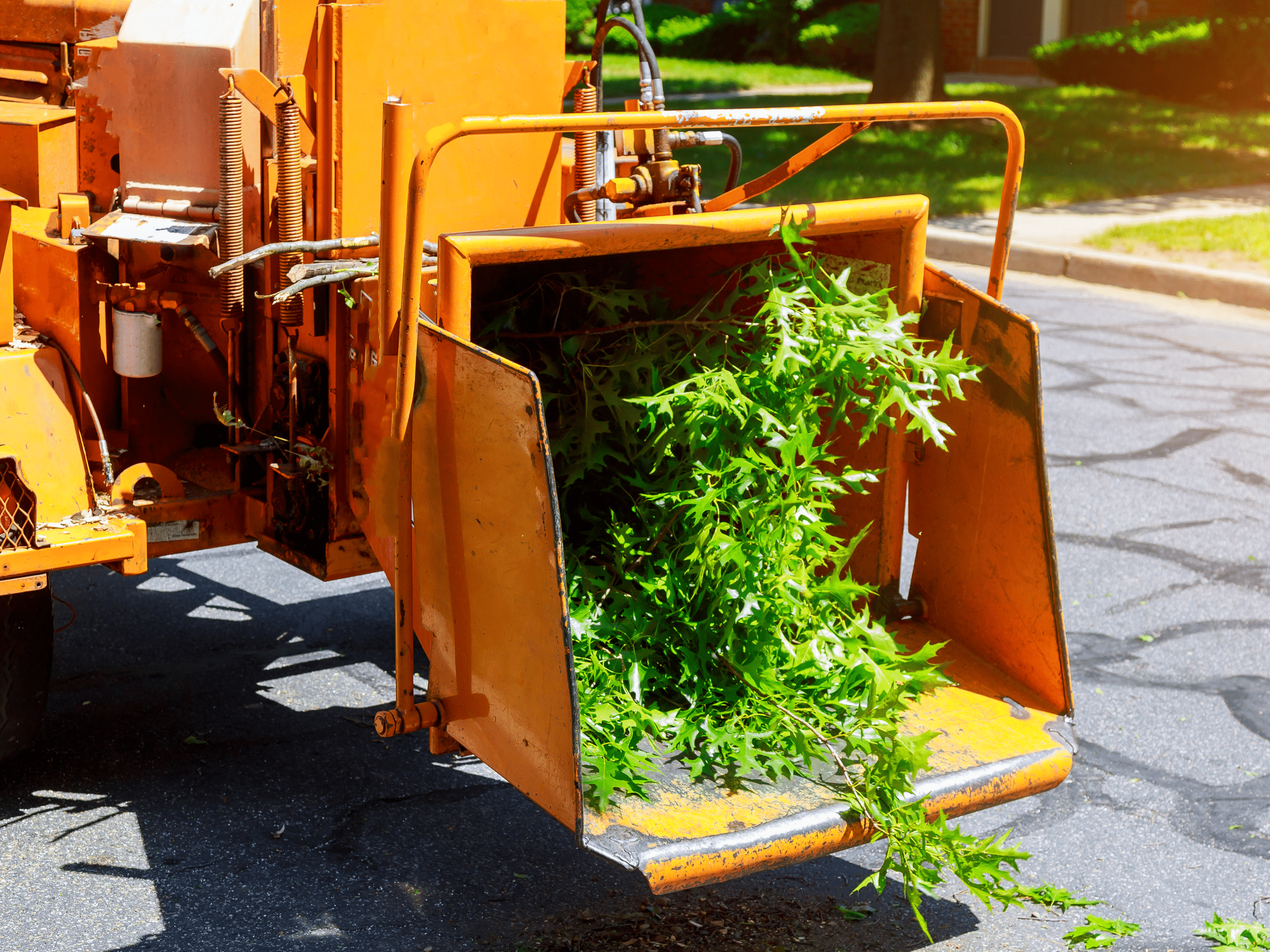 Wood Chipper Elion Tree Service Oklahoma Landscape