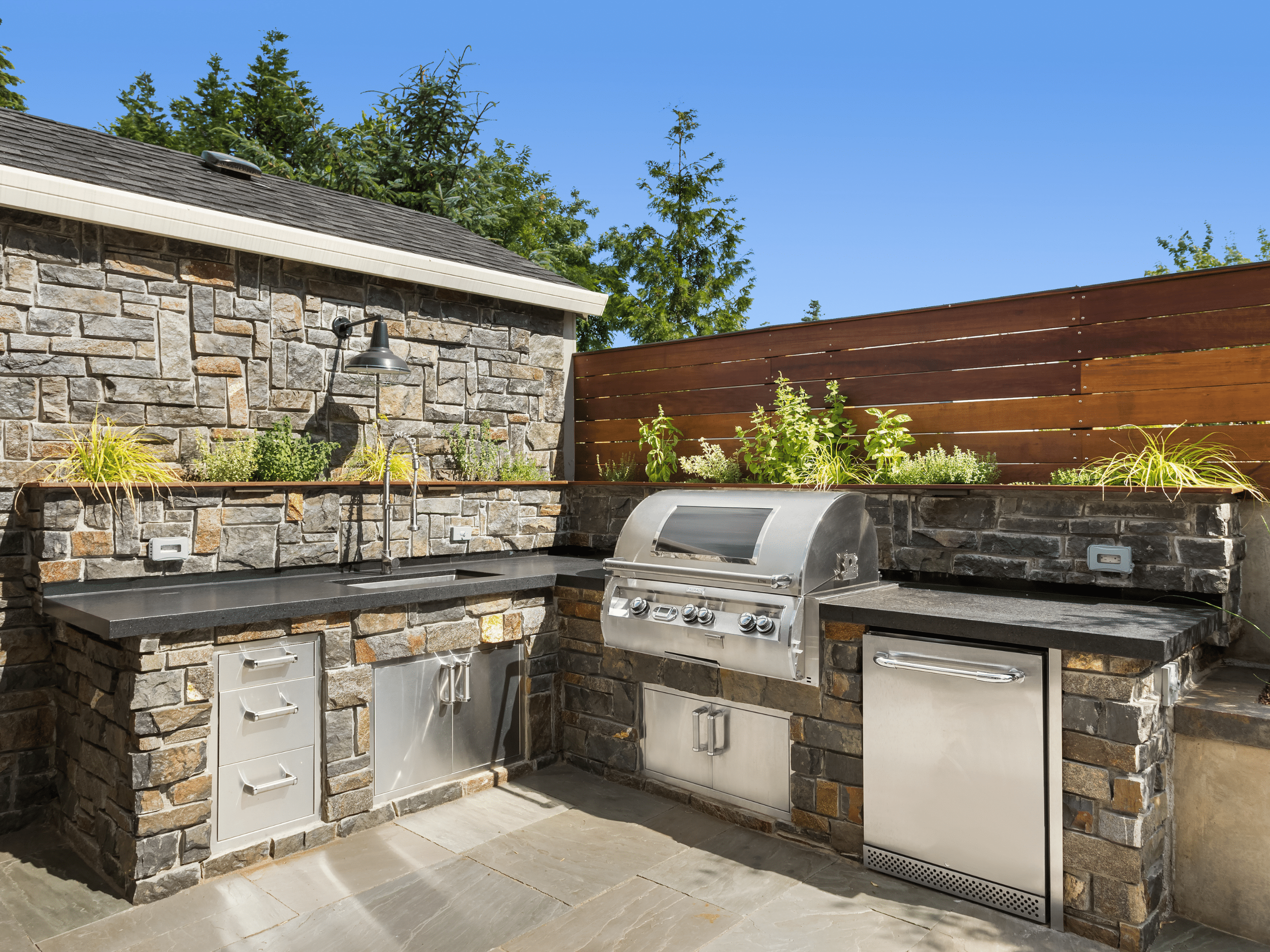 Hardscaping Outdoor Kitchen Elion Landscaping Tree Service