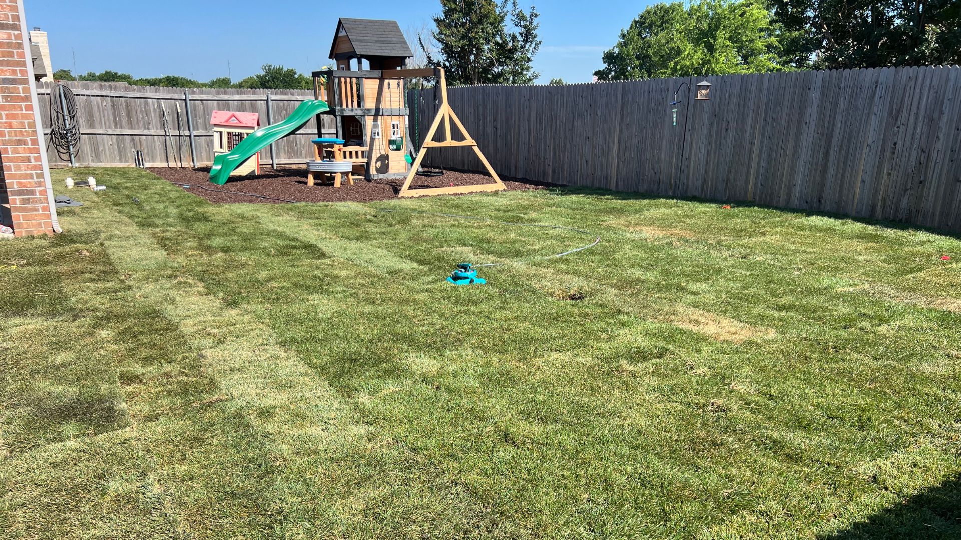 Elion Landscaping and Tree Service French Drain Completed Project