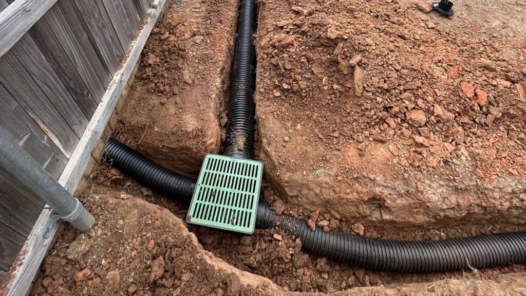 Elion Landscaping and Tree Service French Drain Digging