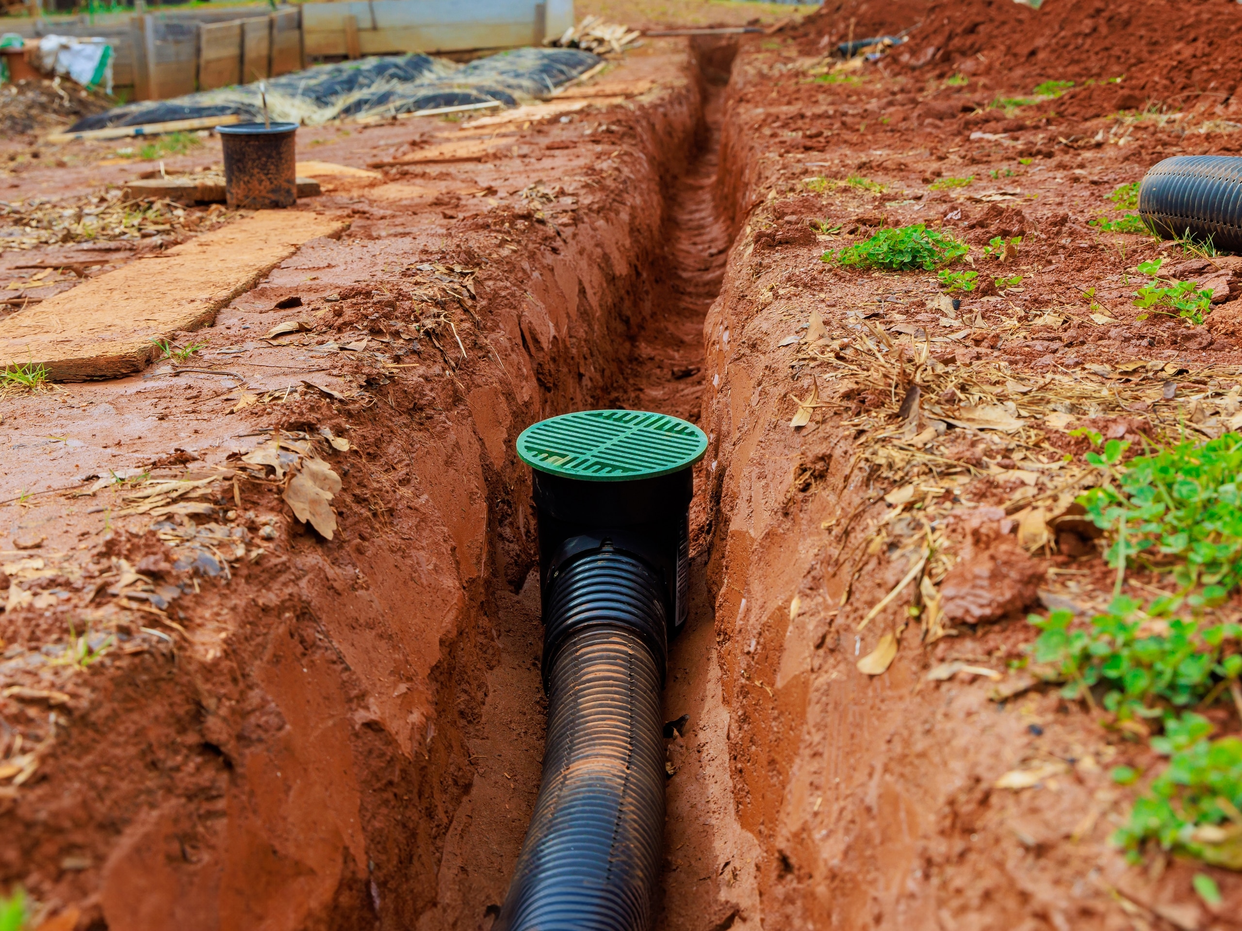 Trench Drain - Elion Landscaping and Tree Services Oklahoma