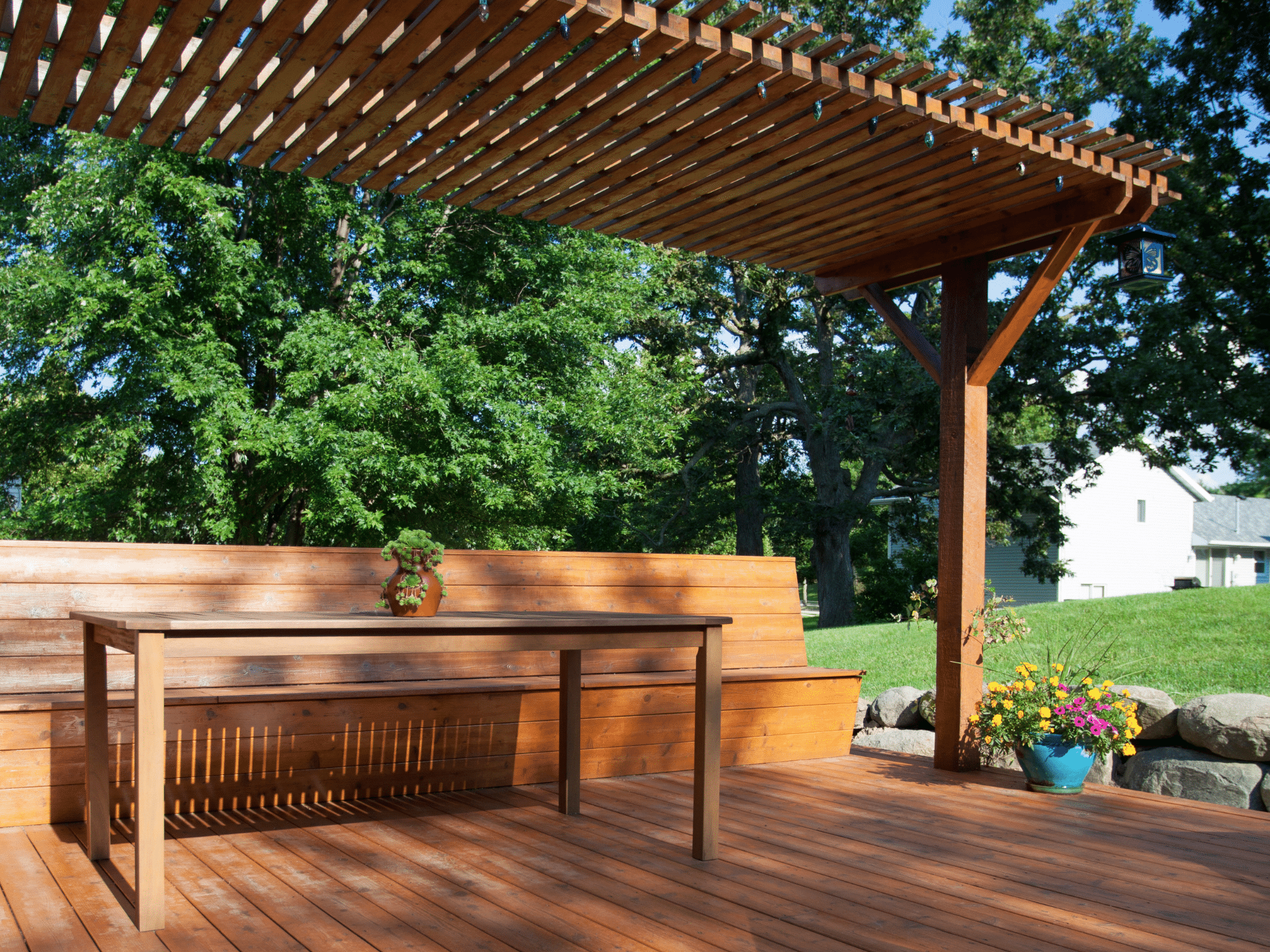 Deck & Pergola Installation - Elion Landscaping and Tree Services Oklahoma