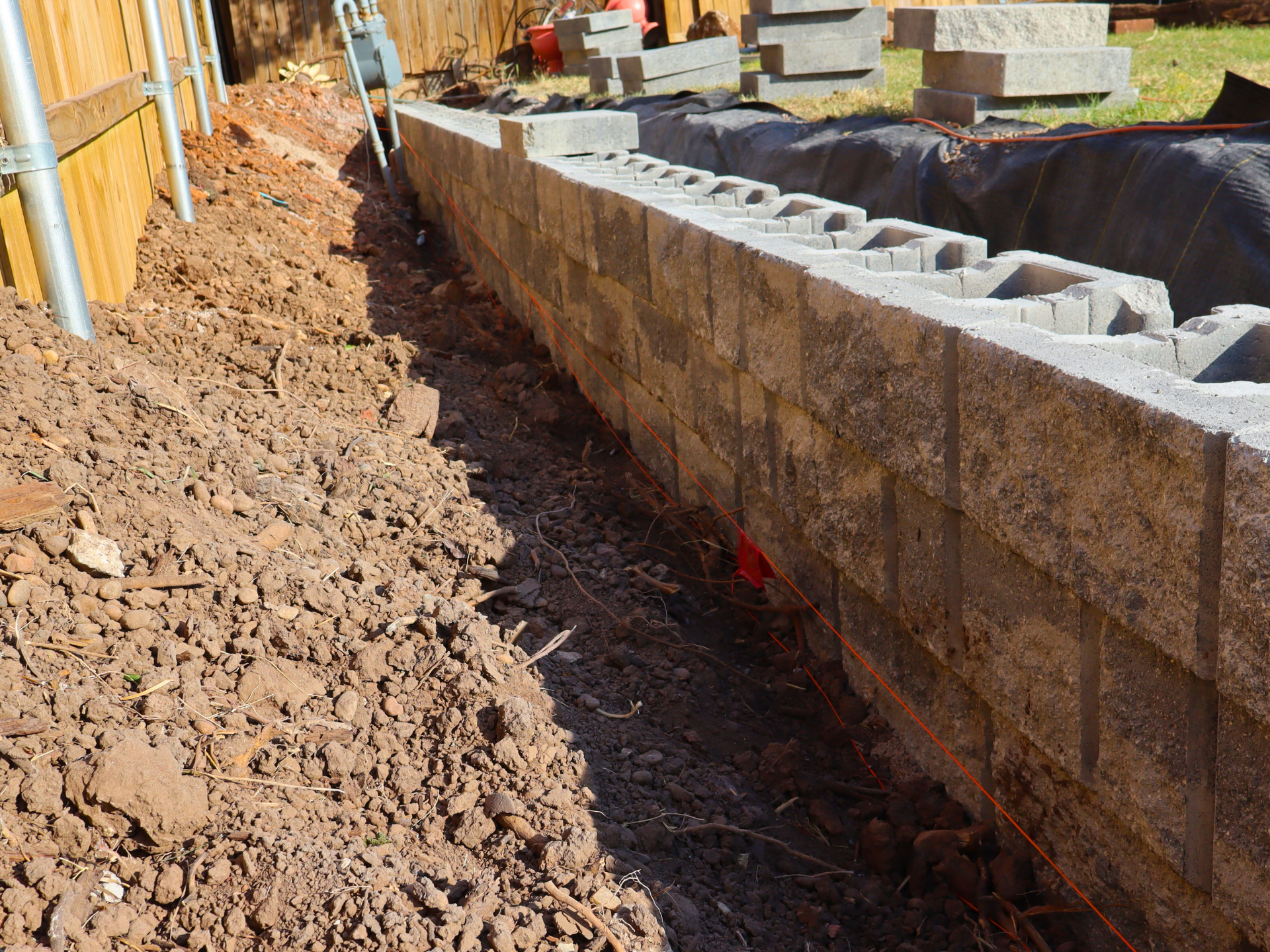 Retaining Wall Planning Wall Elion Landscaping Oklahoma