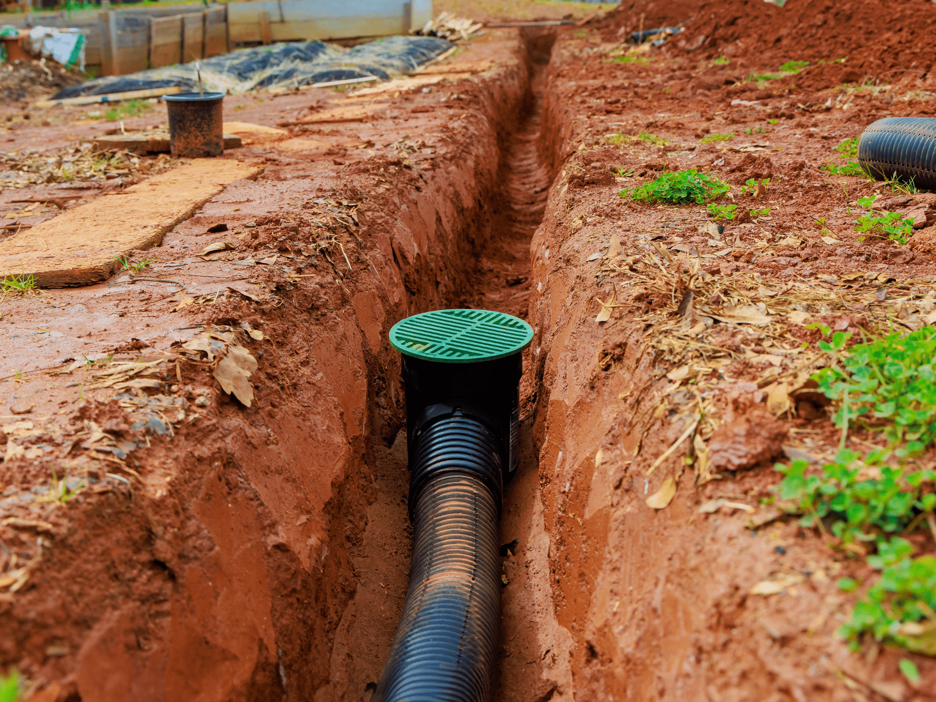 Trench Drain - Elion Landscaping and Tree Services Oklahoma